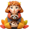 🥰 Эмодзи «осень 4 🍁» для Telegram