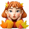 😱 Эмодзи «осень 4 🍁» для Telegram