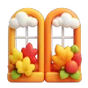 🪟 Эмодзи «осень 4 🍁» для Telegram