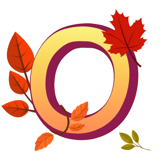 🔠 Эмодзи «осень 6 🍁» для Telegram