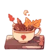☕️ Эмодзи «Осень 🍁» для Telegram