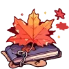 📖 Эмодзи «Осень 🍁» для Telegram