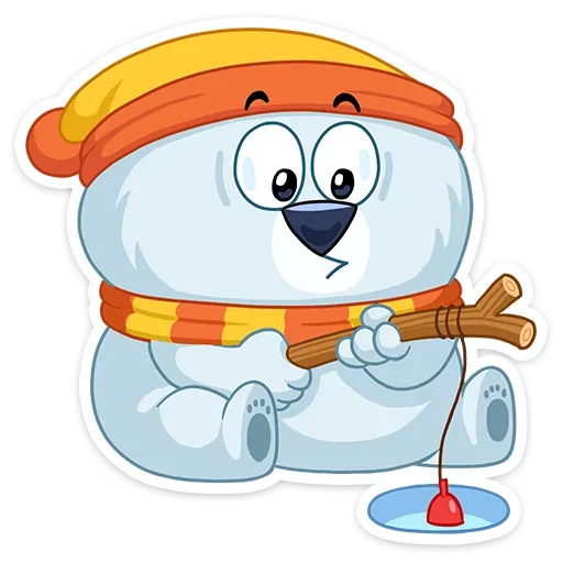 🎣 Стикер «Осло» для Telegram