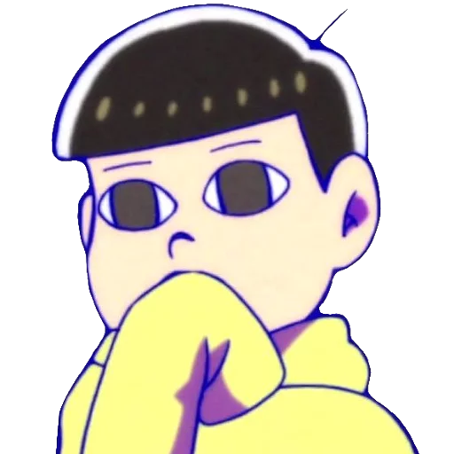 🤔 Стикер «Osomatsu Stickers» для Telegram