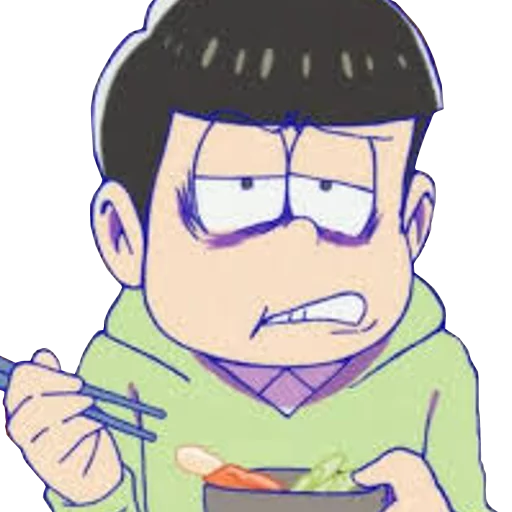 😒 Стикер «Osomatsu Stickers» для Telegram