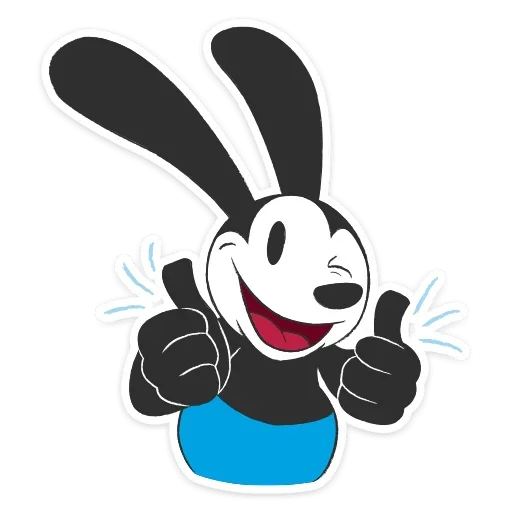 👍 Стикер «Кролик Освальд» для Telegram