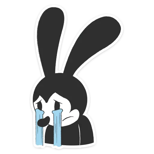 😭 Стикер «Кролик Освальд» для Telegram