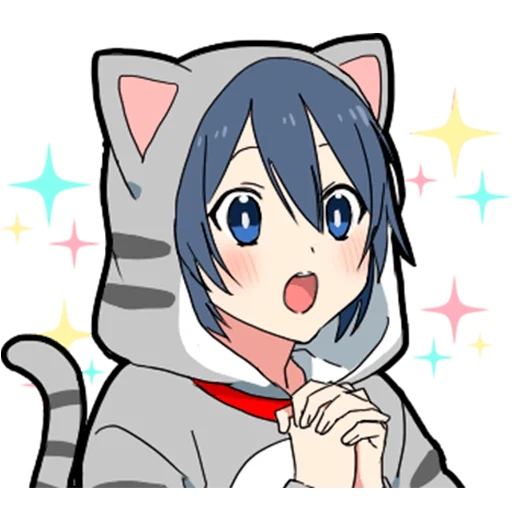 ✨ Стикер «Отаку тян Otaku chan» для Telegram