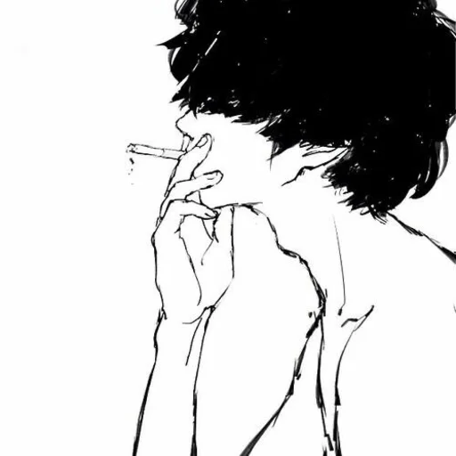 🚬 Стикер «Anime otashii 2» для Telegram