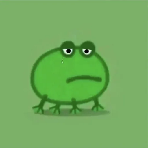 😔 Стикер «смішні лягушькі» для Telegram