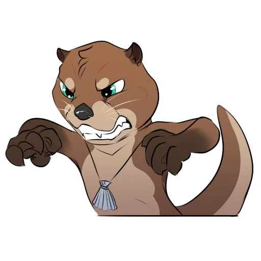 😡 Стикер «Otterpack» для Telegram