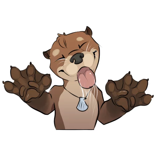 😜 Стикер «Otterpack» для Telegram