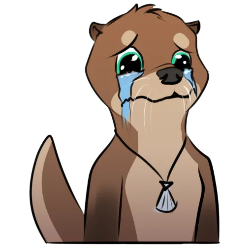 😭 Стикер «Otterpack» для Telegram