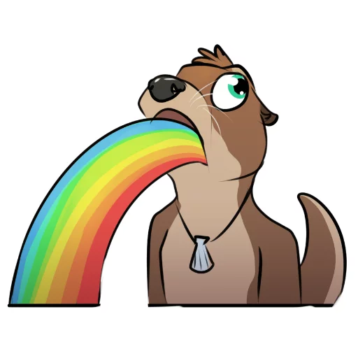 🌈 Стикер «Otterpack» для Telegram
