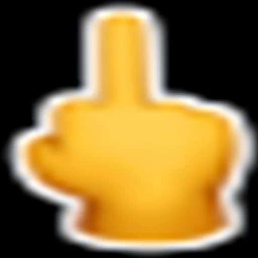 🖕 Стикер «Ответы/Нет негативу» для Telegram