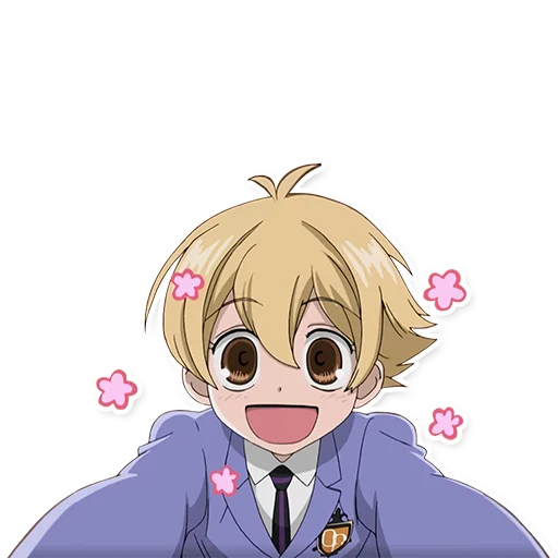 😃 Стикер «Ouran High School Host Club» для Telegram