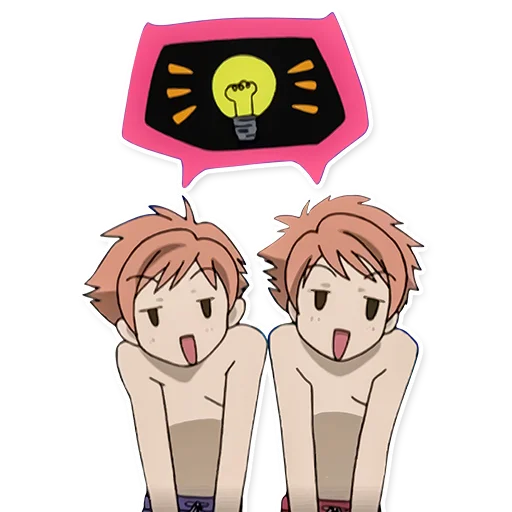 🤓 Стикер «Ouran High School Host Club» для Telegram