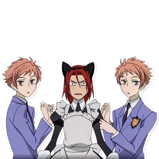 🤪 Стикер «Ouran High School Host Club» для Telegram