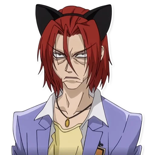 😾 Стикер «Ouran High School Host Club» для Telegram