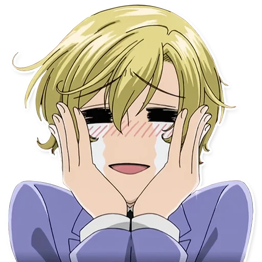 😭 Стикер «Ouran High School Host Club» для Telegram
