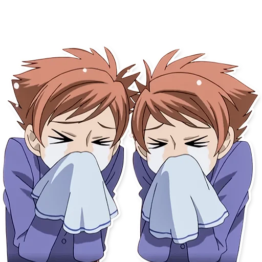 🥺 Стикер «Ouran High School Host Club» для Telegram