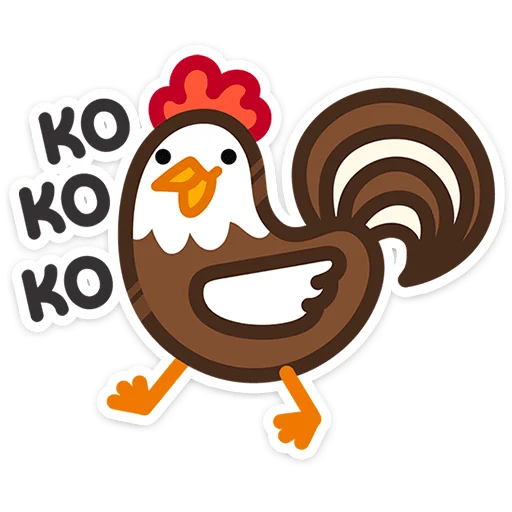 🐔 Стикер «Не в духе» для Telegram