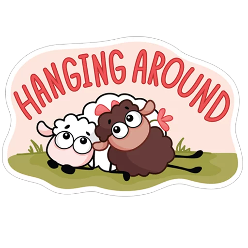 😊 Стикер «Овечка Лана» для Telegram