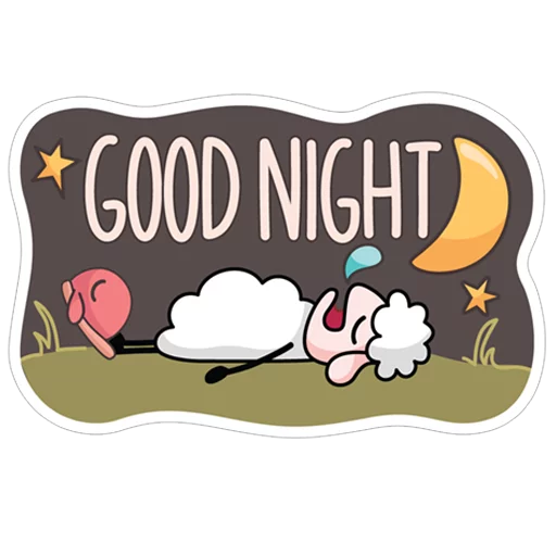 😊 Стикер «Овечка Лана» для Telegram