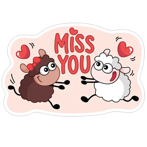 😊 Стикер «Овечка Лана» для Telegram
