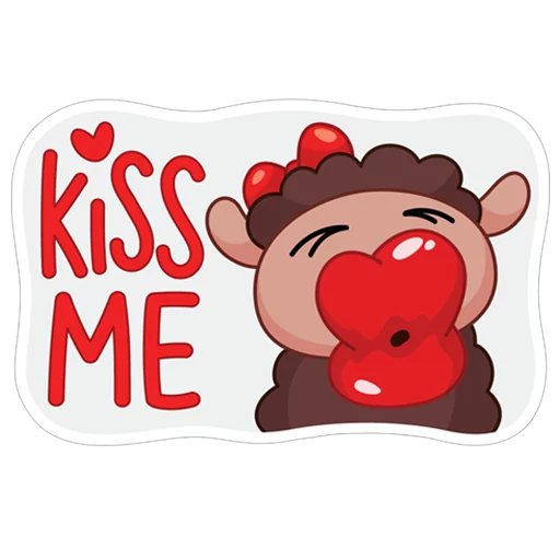 😊 Стикер «Овечка Лана» для Telegram