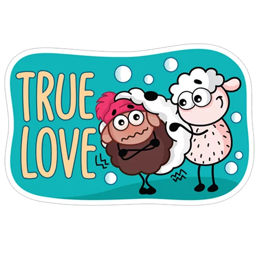 😊 Стикер «Овечка Лана» для Telegram