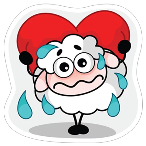😊 Стикер «Овечка Лана» для Telegram