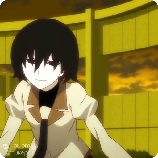 💃 Стикер «Owarimonogatari p1» для Telegram