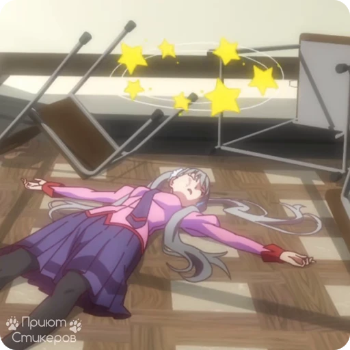 🥊 Стикер «Owarimonogatari p1» для Telegram
