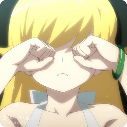 🥱 Стикер «Owarimonogatari p1» для Telegram