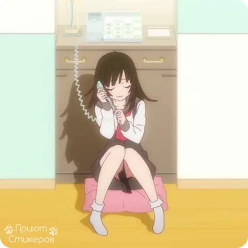 ☎️ Стикер «Owarimonogatari p1» для Telegram