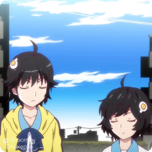 🙅‍♀️ Стикер «Owarimonogatari p1» для Telegram