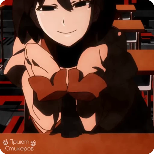 🪑 Стикер «Owarimonogatari p1» для Telegram