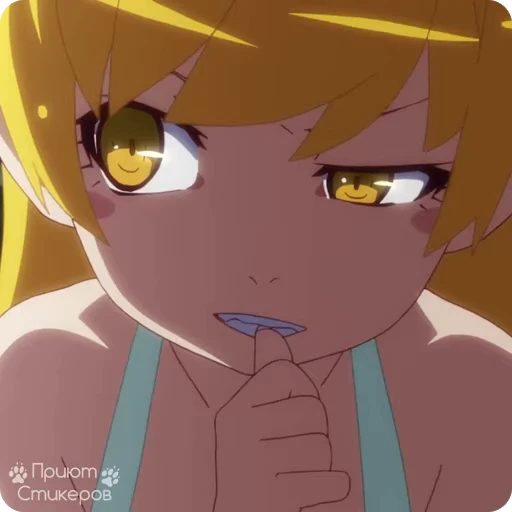 😖 Стикер «Owarimonogatari p1» для Telegram