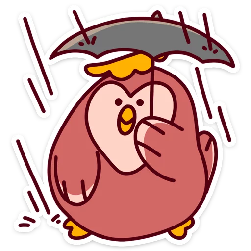 ☔ Стикер «Совосень» для Telegram