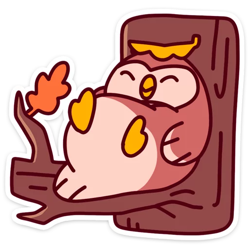 😴 Стикер «Совосень» для Telegram