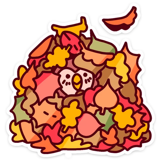 🤗 Стикер «Совосень» для Telegram