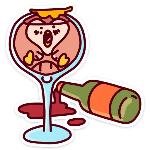 🍷 Стикер «Совосень» для Telegram