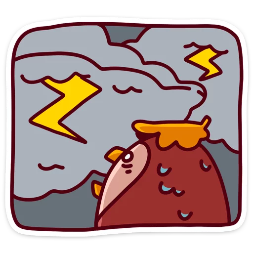 🌧 Стикер «Совосень» для Telegram