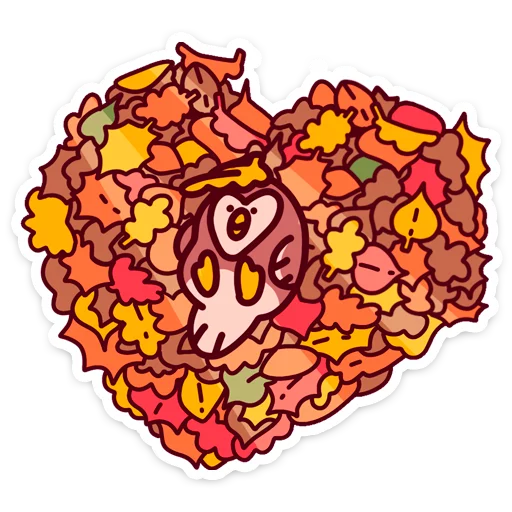 💛 Стикер «Совосень» для Telegram