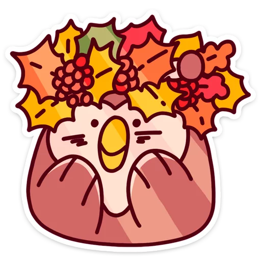 😇 Стикер «Совосень» для Telegram