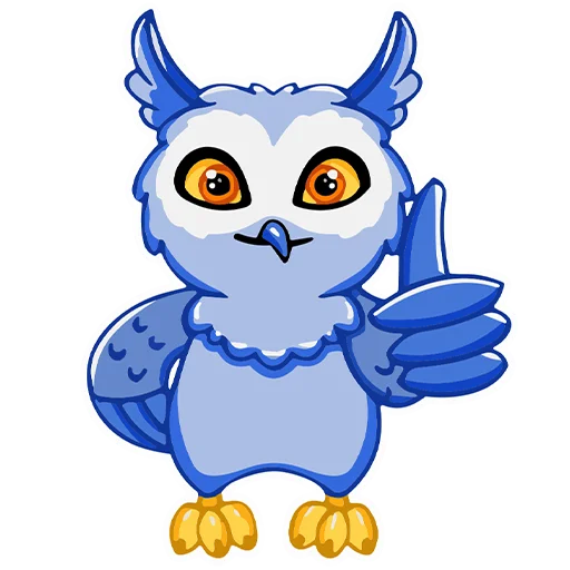 Стикерпак Owl Madness для Telegram — скачать