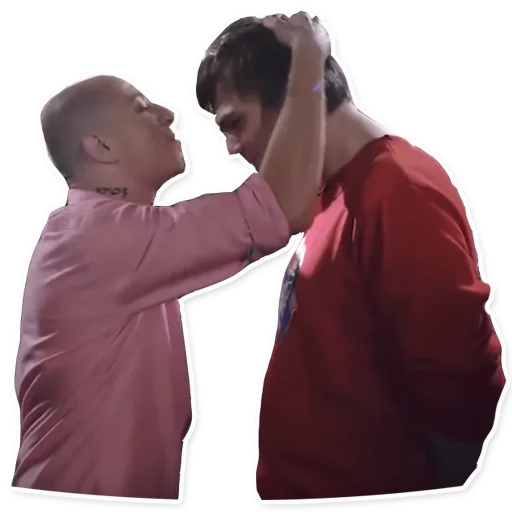 👨 Стикер «Oxxxymiron VS Слава КПСС» для Telegram
