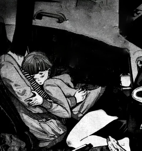 🤍 Стикер «Oyasumi Punpun» для Telegram