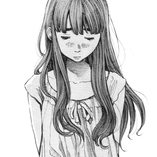 😔 Стикер «Oyasumi Punpun» для Telegram